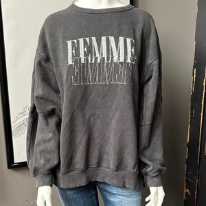Aerie Gray FEMME Sweater